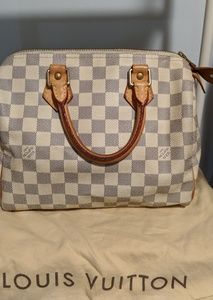 Louis Vuitton Damier Azur Speedy 25 authentic